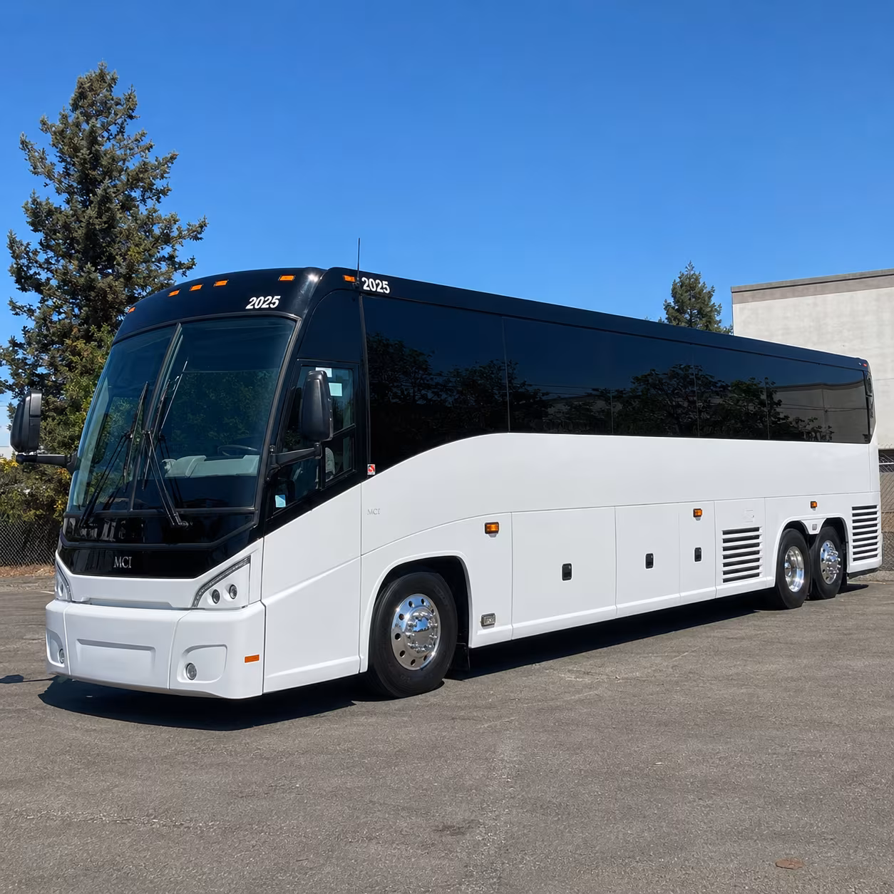 charter buses for corporate events and business shuttles
