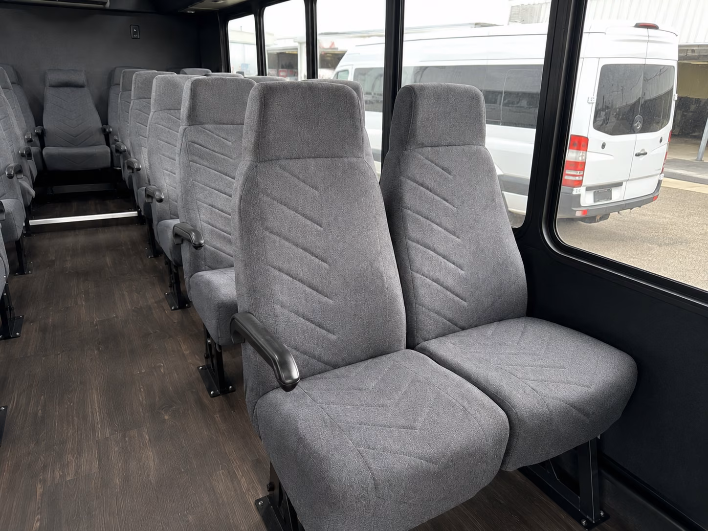 simi valley 18 passenger minibus inside