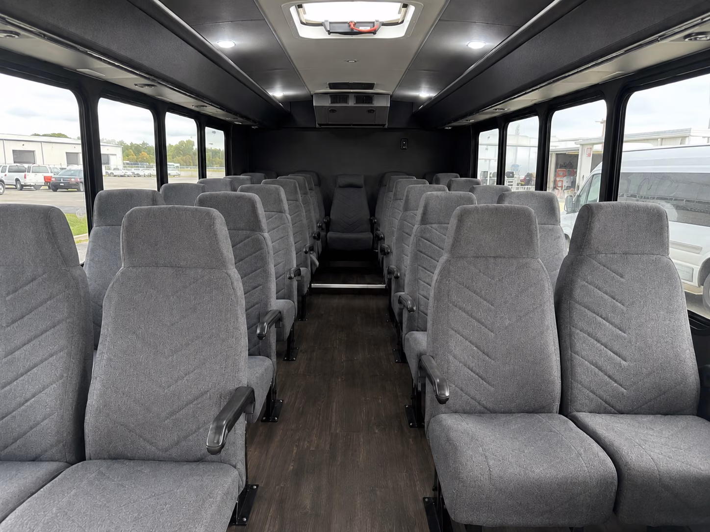 simi valley 18 passenger minibus interior