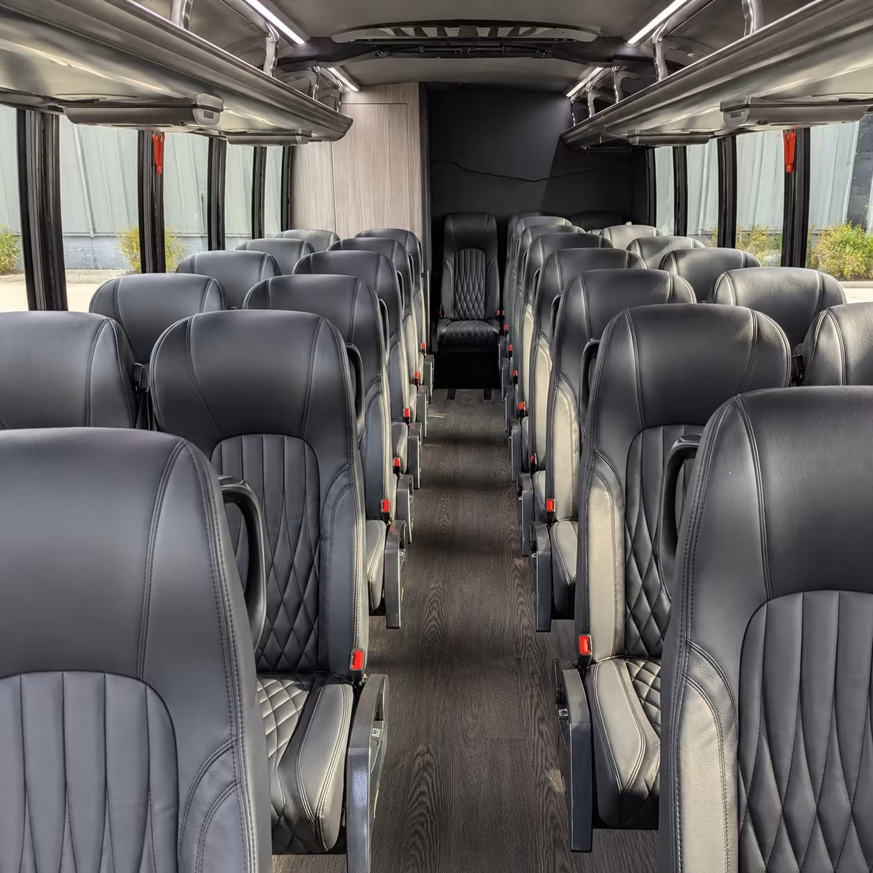 simi valley 28 passenger minibus inside