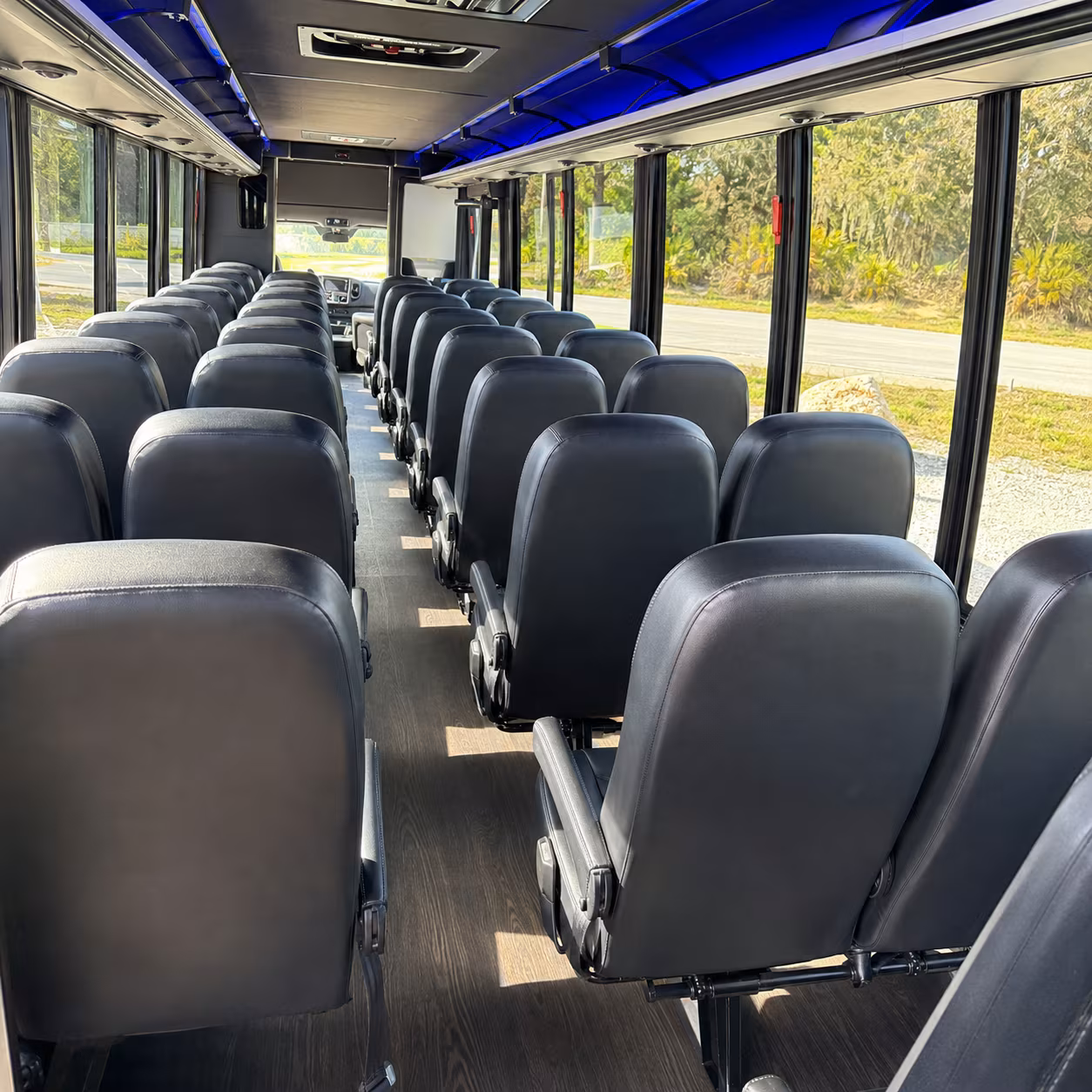 simi valley 30 passenger minibus inside