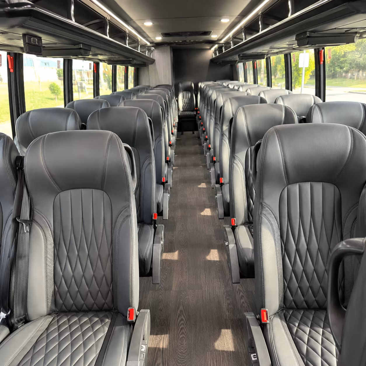 simi valley 30 passenger minibus interior