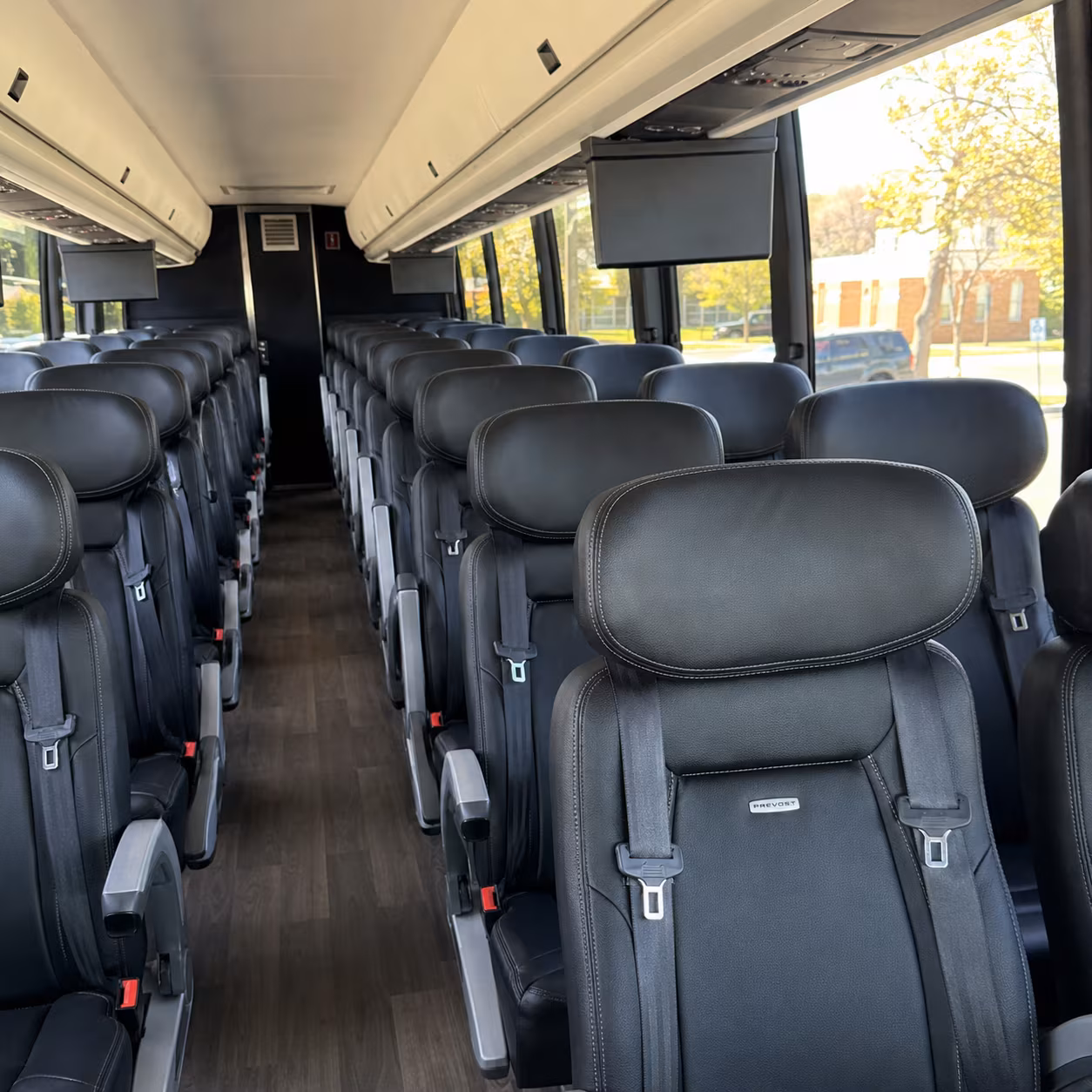 simi valley 45 passenger charter bus inside
