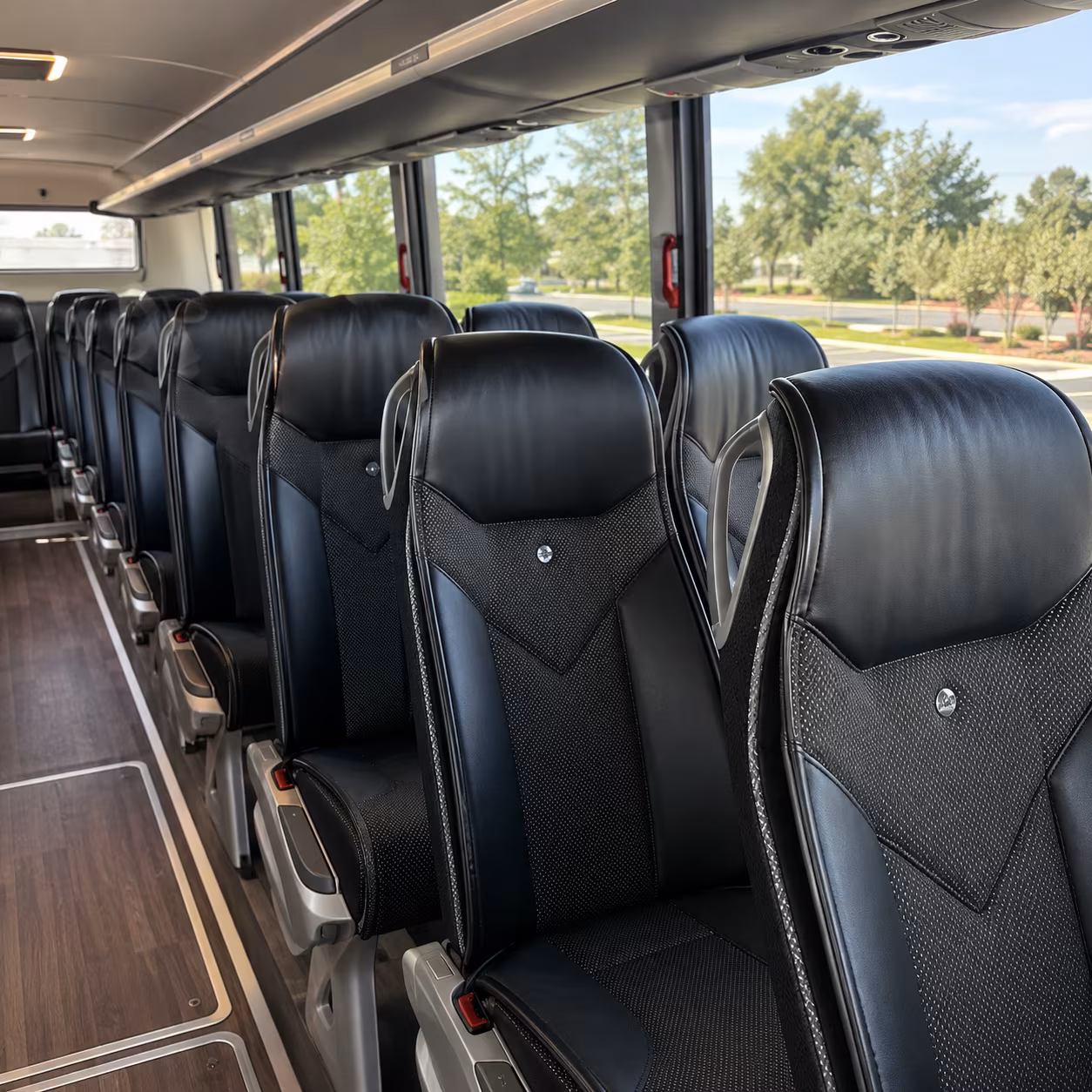 simi valley 45 passenger charter bus interior