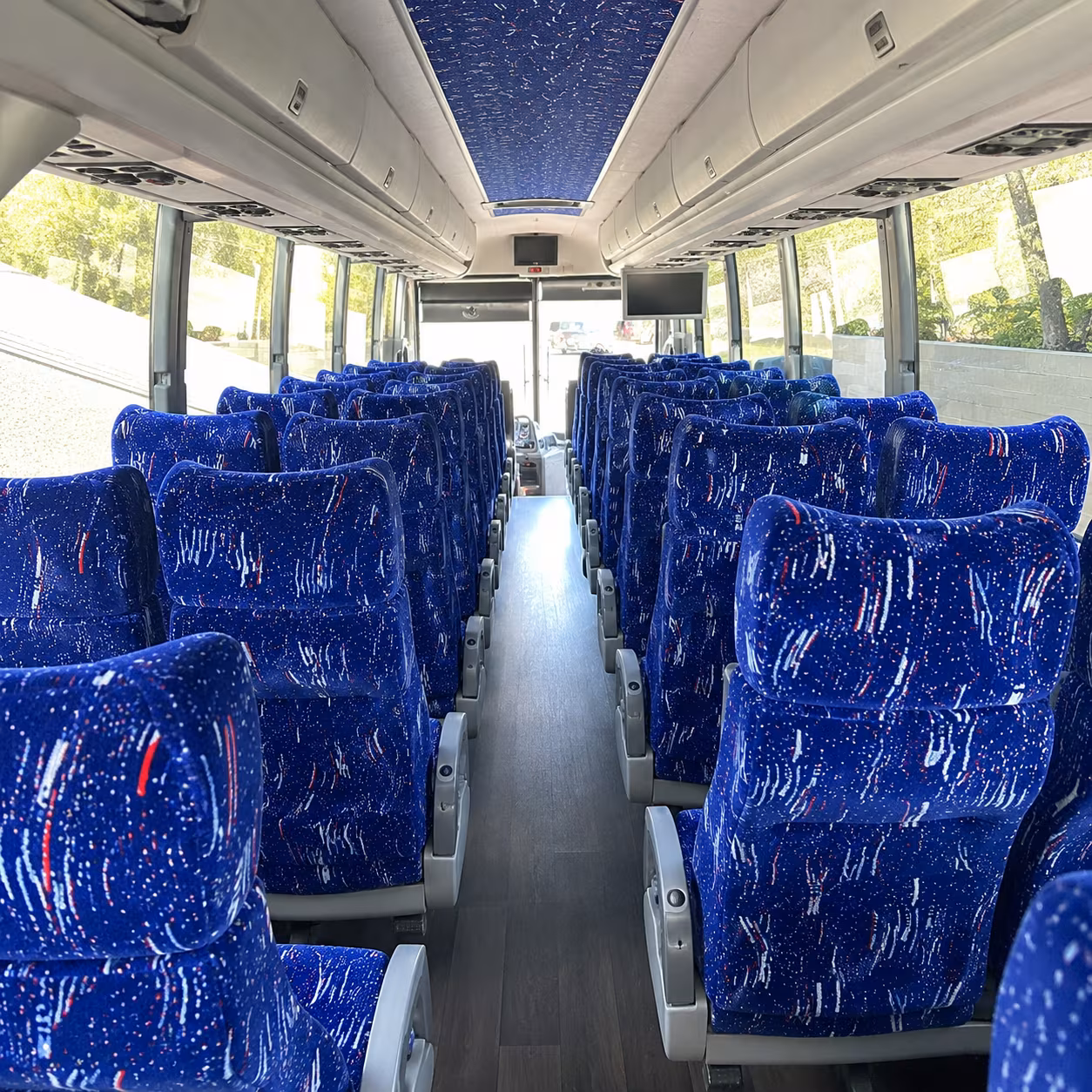 simi valley 50 passenger charter bus interior