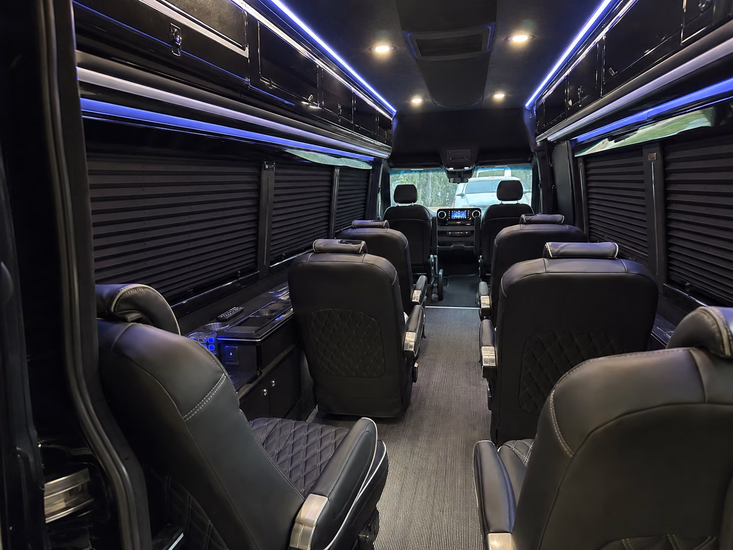 simi valley sprinter van with driver inside